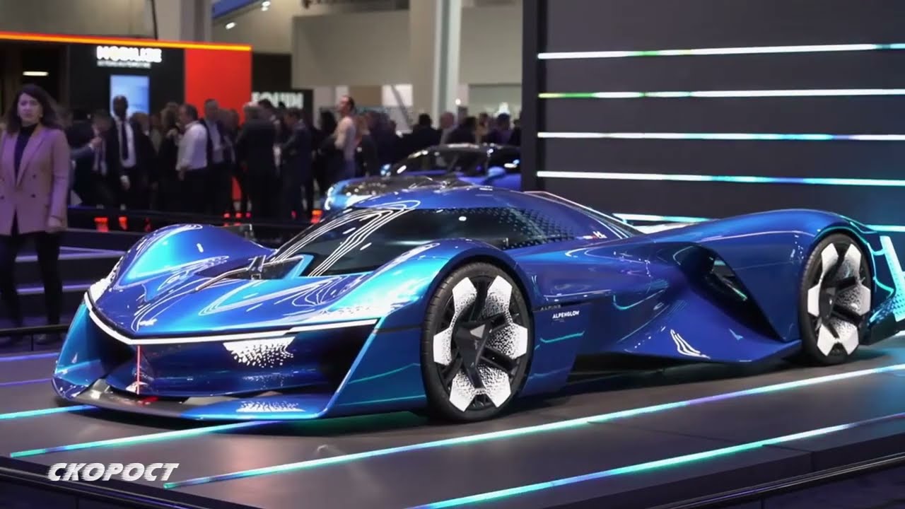 Автосалон Париж 2022 Alpine Alpenglow